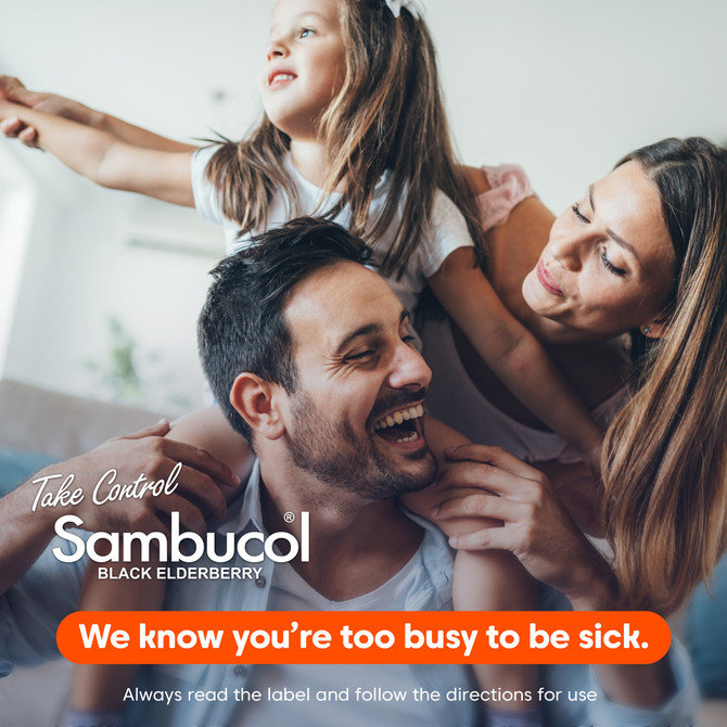 Sambucol Black Elderberry Immune Defence Everyday Capsules 60s
