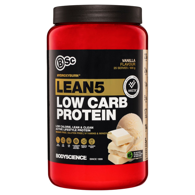 BSc Hydroxyburn LEAN5 Low Carb Protein Vanilla 900g