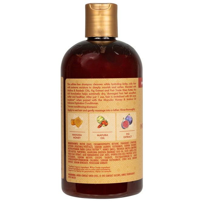 SHEAMOISTURE MANUKA HONEY AND MAFURA OIL INTENSIVE HYDRATION SHAMPOO 384ML
