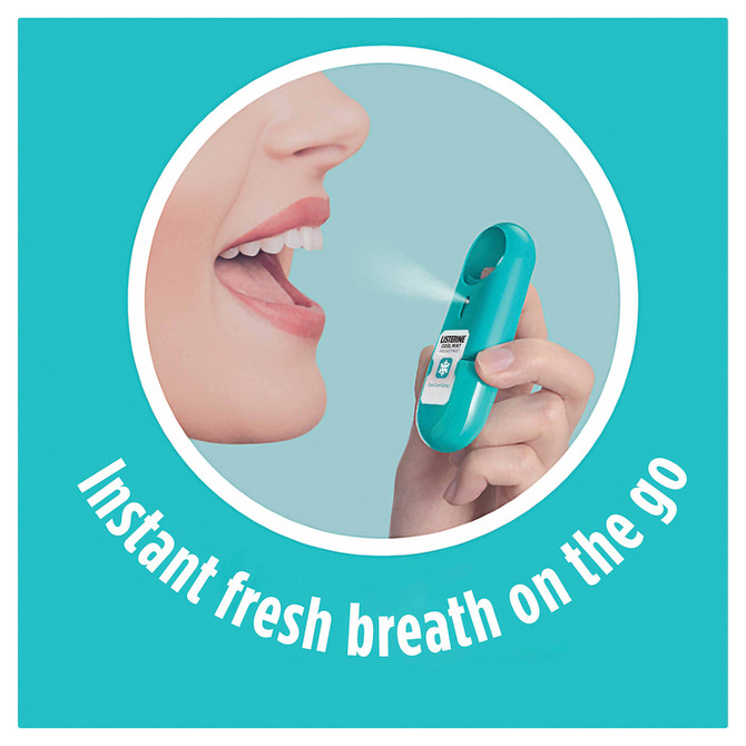 Listerine Pocketmist Oral Care Spray  Cool Mint 7.7mL