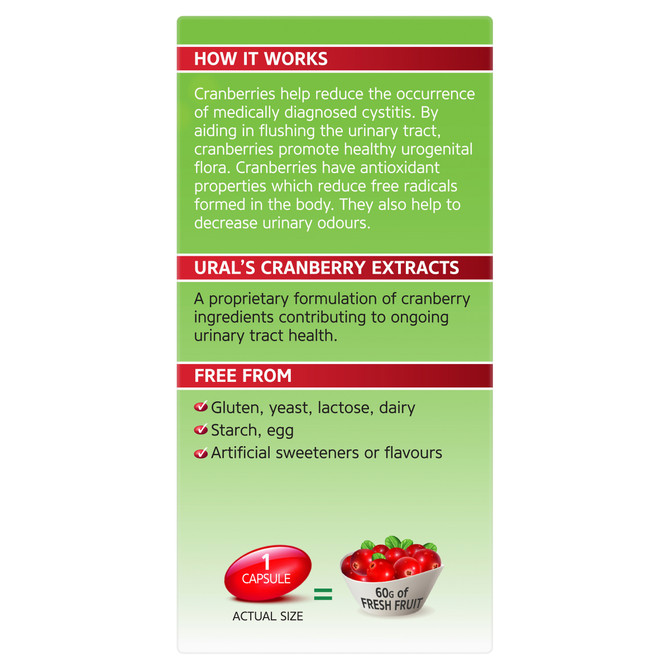 Ural Cranberry Daily Capsules x 90