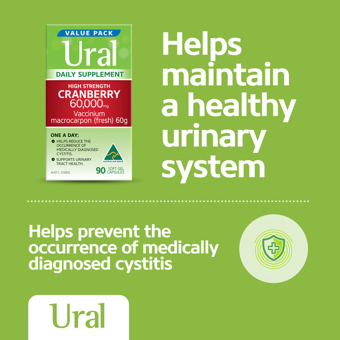 Ural Cranberry Daily Capsules x 90