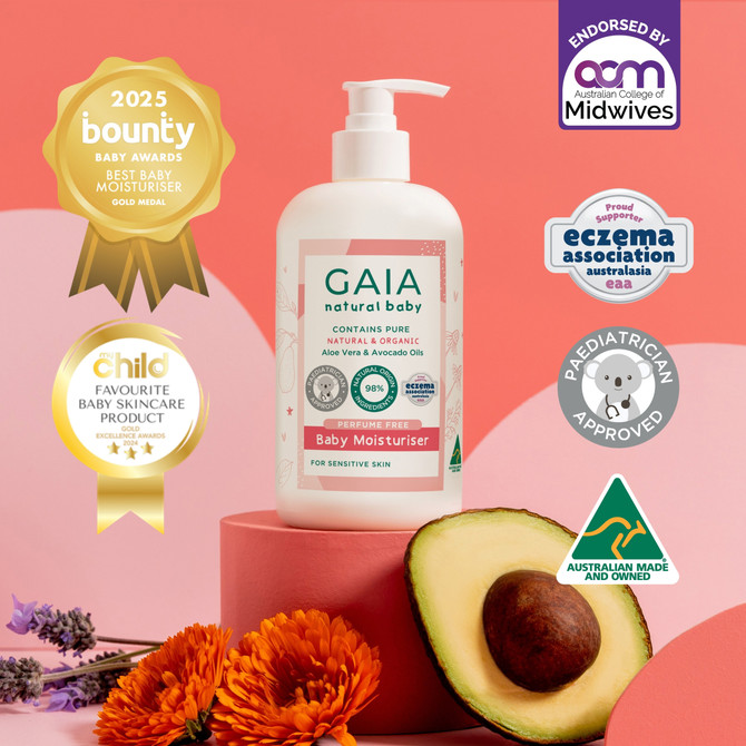 GAIA Natural Baby Moisturiser 500mL