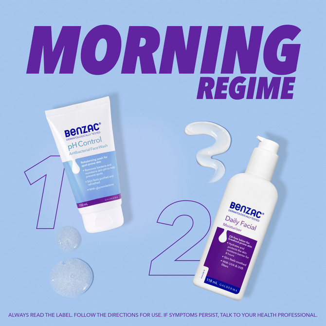 Benzac PH Control Antibacterial Face Wash 150ml