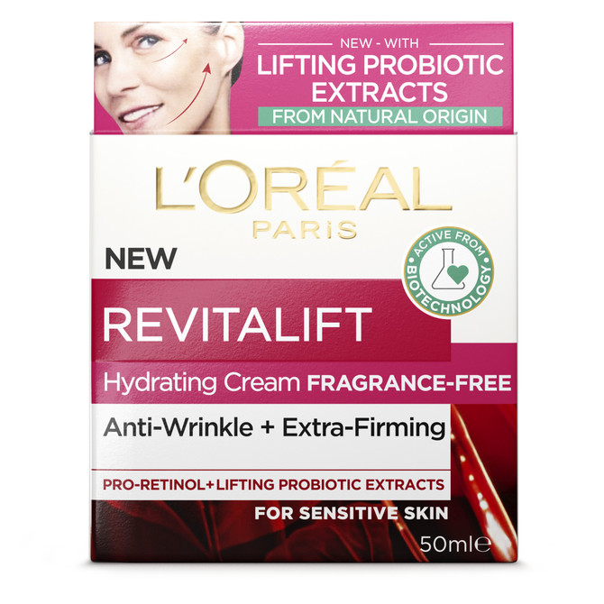 L'Oréal Paris Revitalift Fragrance Free Day Cream, 50mL