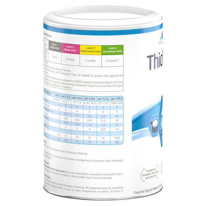 ThickenUp® Clear Instant Food and Drink Thickener 900g Can