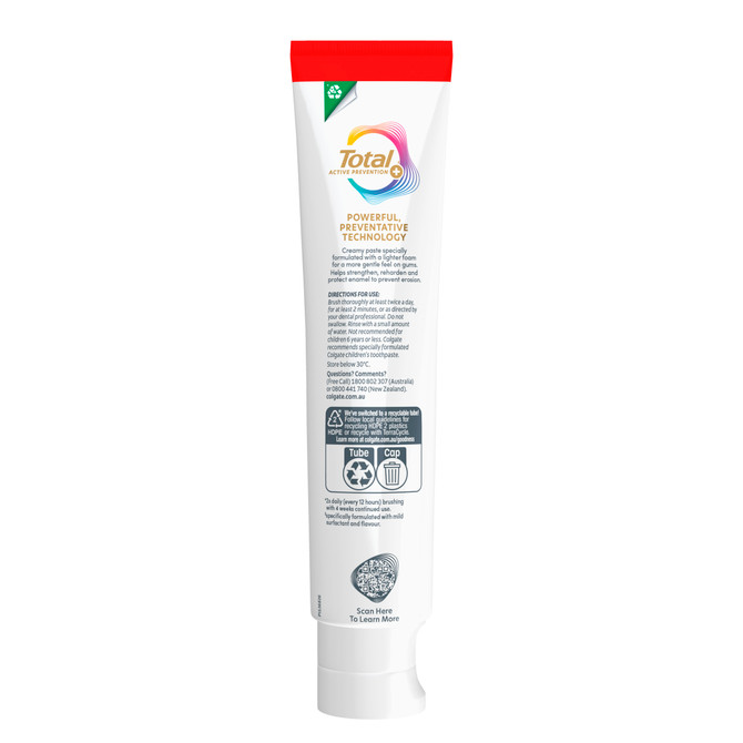 Colgate Total Active Prevention Toothpaste Gum Care 200g