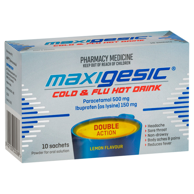 Maxigesic® Cold & Flu Hot Drink 10 Pack