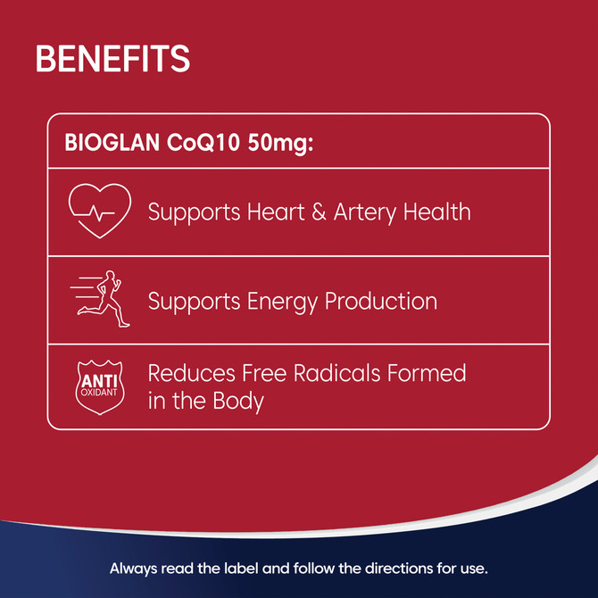 Bioglan CoQ10 50mg 200s
