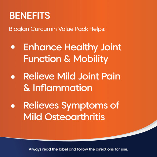 Bioglan Curcumin Value Pack 90s