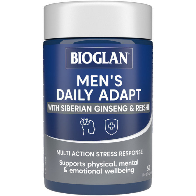 Bioglan Men's Daily Adapt with Siberian Ginseng and Reishi
