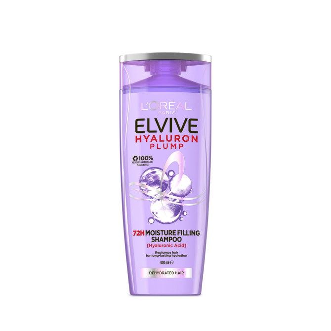 L'Oréal Paris Elvive Hyaluron Plump 72H Moisture Filling Shampoo 300ml