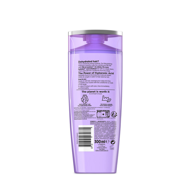 L'Oréal Paris Elvive Hyaluron Plump 72H Moisture Filling Shampoo 300ml