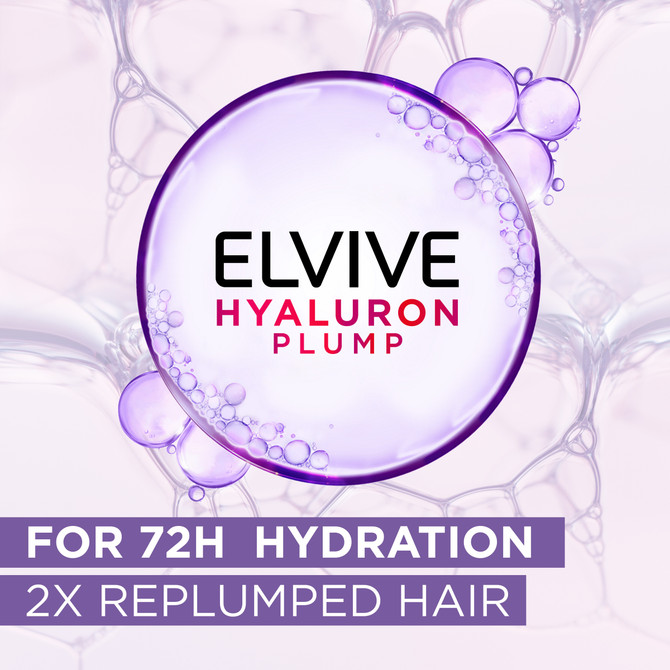 L'Oréal Paris Elvive Hyaluron Plump 72H Moisture Filling Shampoo 300ml