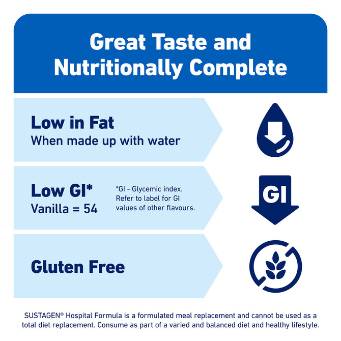 SUSTAGEN® Hospital Formula Caramel 840g Powder Nutritional Supplement