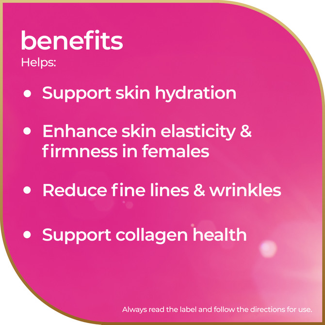 Nature's Way Beauty Collagen + Hyaluronic Acid 60 Tablets