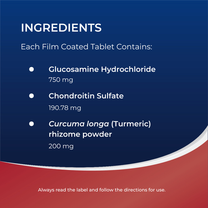 Bioglan Glucosamine + Chondroitin + MSM 180 Tablets