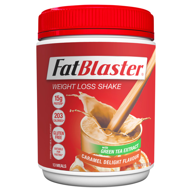 FatBlaster Weight Loss Shake Caramel Delight Flavour 430g