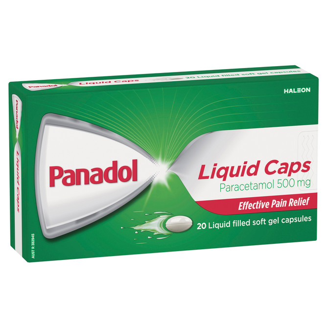 Panadol Liquid Caps 20s - AU Only