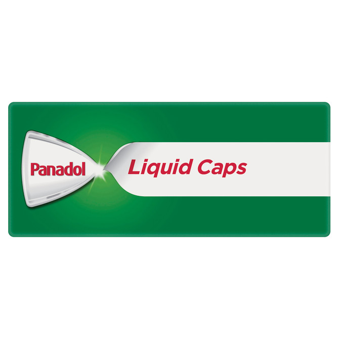 Panadol Liquid Caps 20s - AU Only