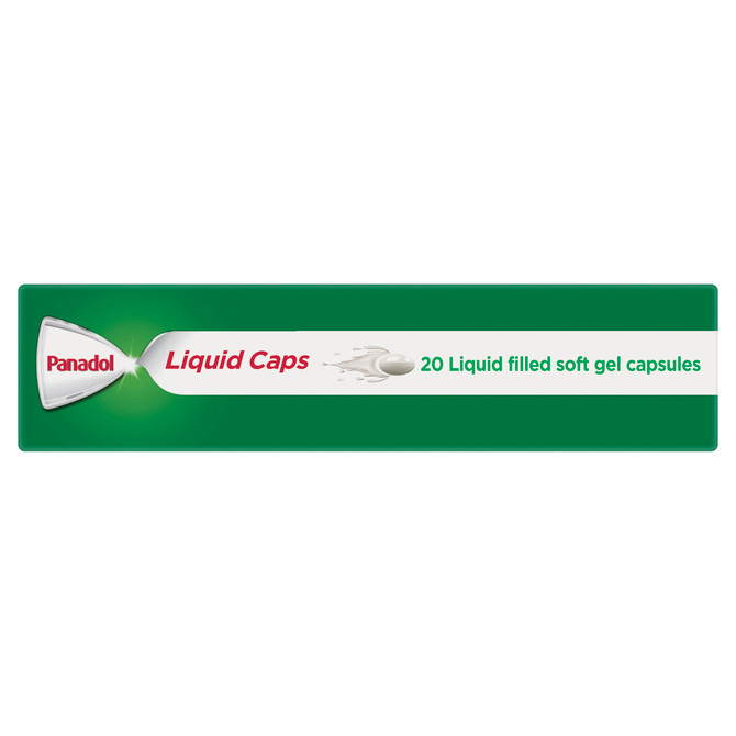 Panadol Liquid Caps 20s - AU Only