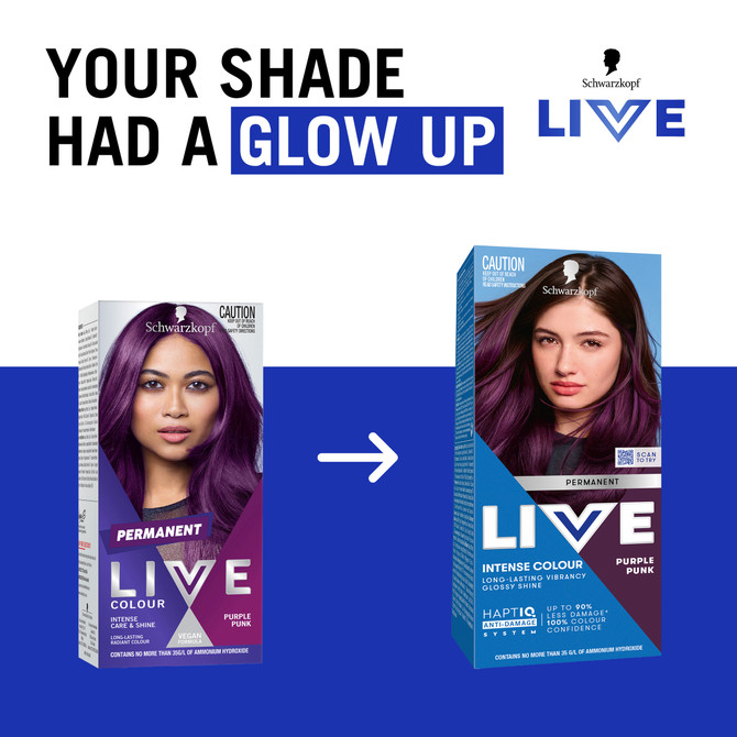 Schwarzkopf LIVE Colour Permanent Purple Punk
