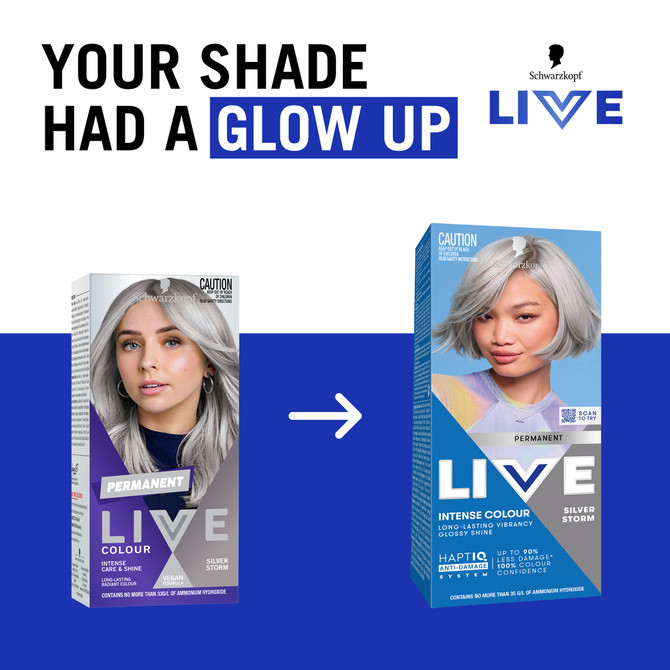 Schwarzkopf LIVE Colour Permanent Silver Storm