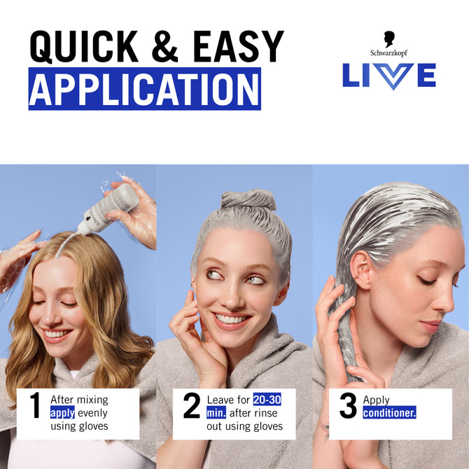 Schwarzkopf LIVE Colour Permanent Silver Storm