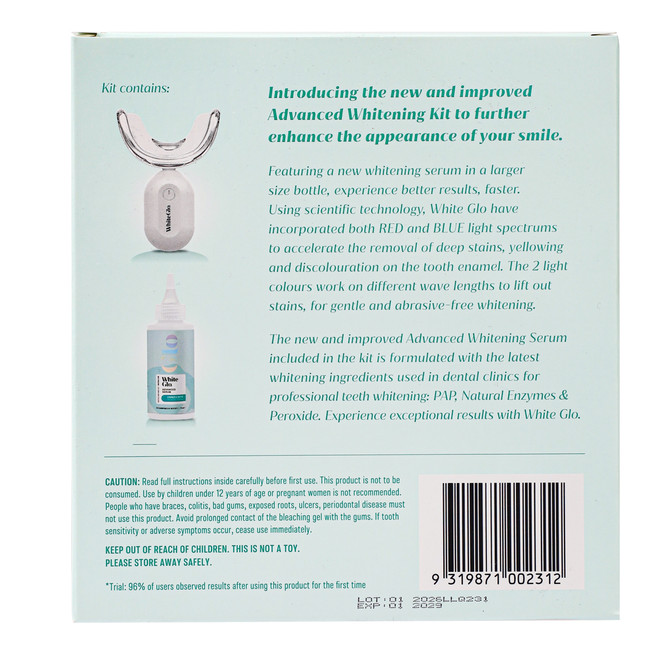 White Glo Advanced Teeth Whitening Kit