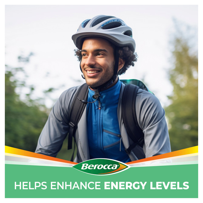 Berocca Energy Vitamin B & C Orange Flavour Effervescent Tablets 45 Pack