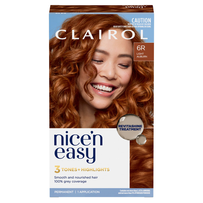 Clairol Nice 'N Easy 6R Natural Light Auburn Permanent Hair Colour