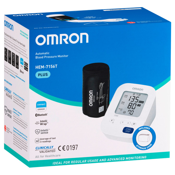 Omron HEM7156T Plus Blood Pressure Monitor