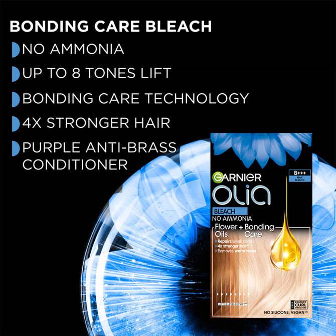Garnier Olia B+++ Max Bleach with Flower + Bonding Oils, No Ammonia