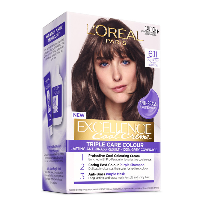 L'Oréal Paris Excellence Cool Créme 6.11 Ultra Ash Dark Blonde