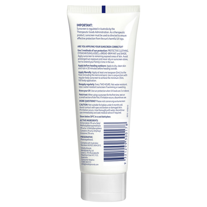 Cancer Council Face Day Wear Moisturiser in Medium Tint SPF50+ 75ml