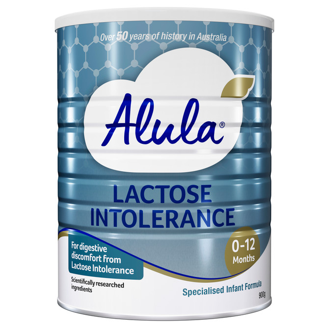 Alula Lactose Intolerance 0-12 months specialised Infant Formula 900g
