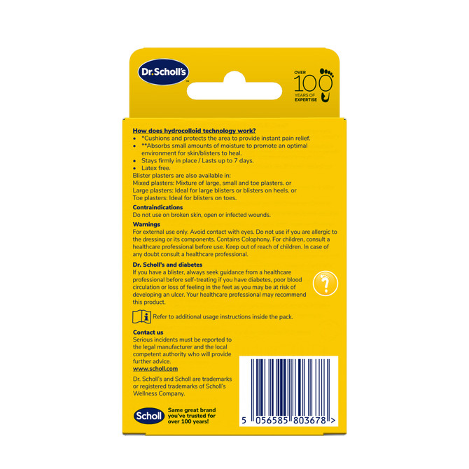 Dr.Scholl's™ Blister Plasters Mixed 5 pack