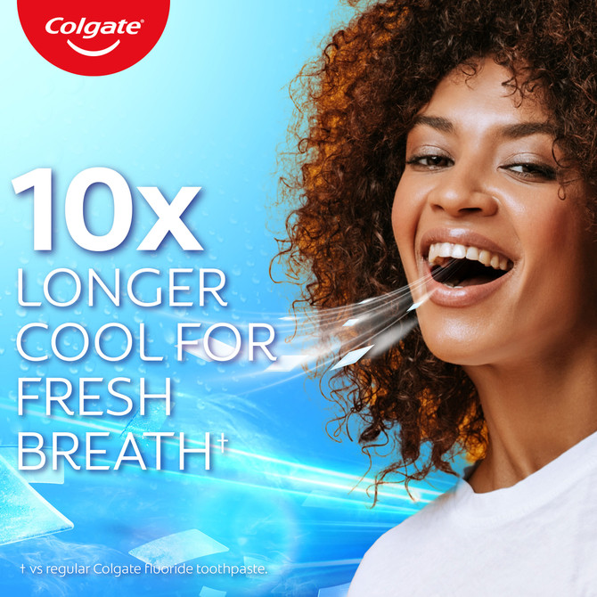 Colgate Max Fresh Toothpaste, 200g, with Mini Breath Strips, Cool Mint