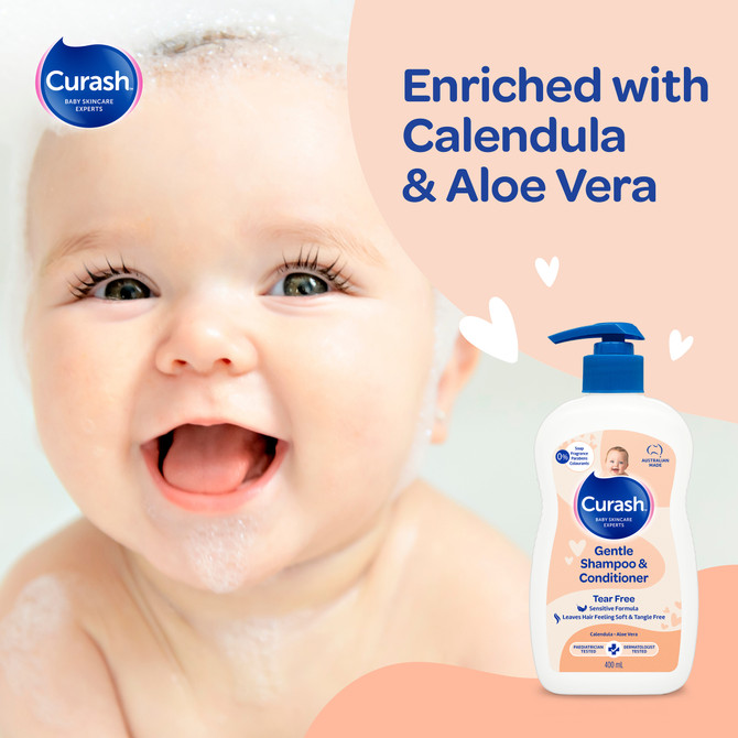 Curash Gentle Shampoo & Conditioner 400mL