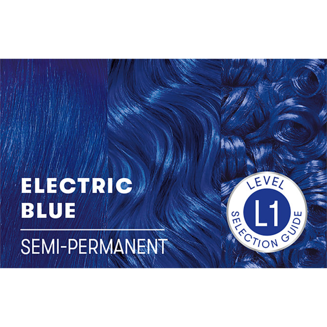 Schwarzkopf Live Colour Blue Hair Dye Electric Blue Semi Permanent 75ml