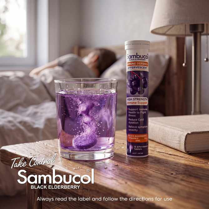 Sambucol Black Elderberry Immune Defence Effervescent 15s