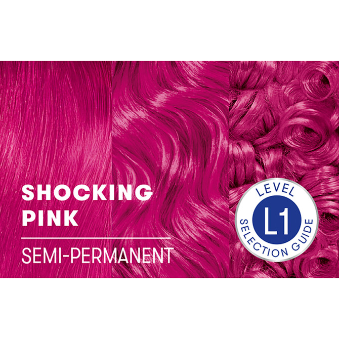 Schwarzkopf Live Colour Pink Hair Dye Shocking Pink Semi Permanent 75ml