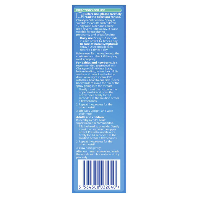 Claratyne Saline Nasal Spray 100ml