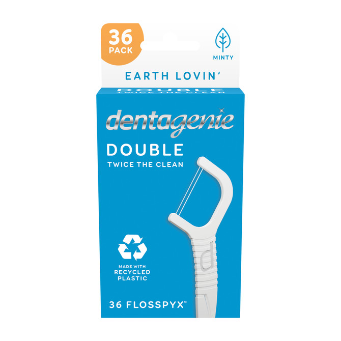 Dentagenie Double Flosspyx - Twice the Clean