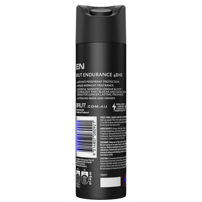 Brut Endurance The Scent of Midnight Anti-Perspirant 130g/212mL