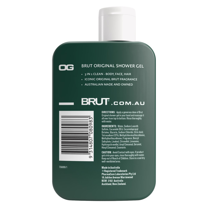 Brut Original Shower Gel 500mL 