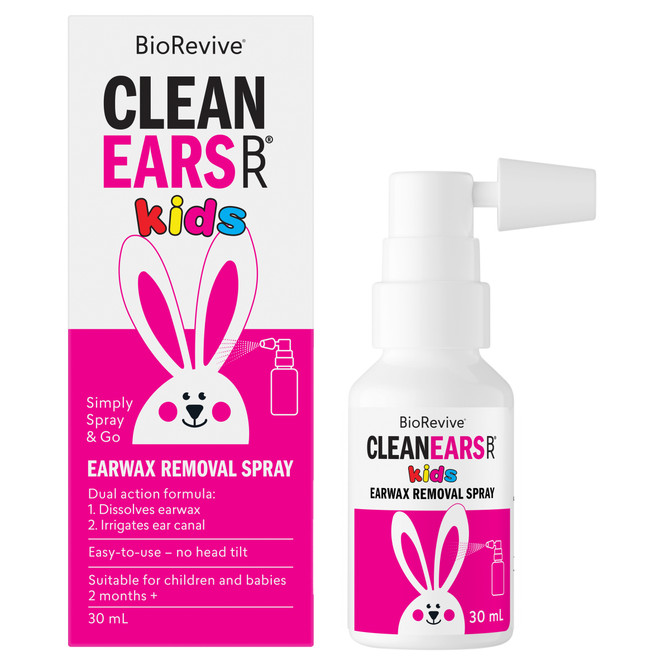 BioRevive CleanEars Kids – Earwax Removal Spray 30mL