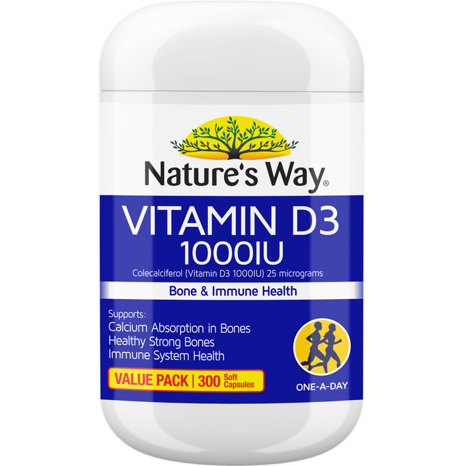 Nature's Way Vitamin D3 1000IU 300s