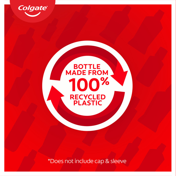 Colgate Plax Antibacterial Mouthwash 1L, Gentle Mint, Alcohol Free, Bad Breath Control