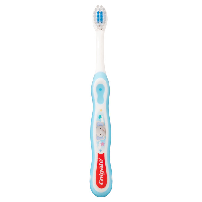 Colgate Kids My First Manual Toothbrush for Toddlers 0-2 Years, 1 Pack, Extra Soft Bristles, Colours May Vary